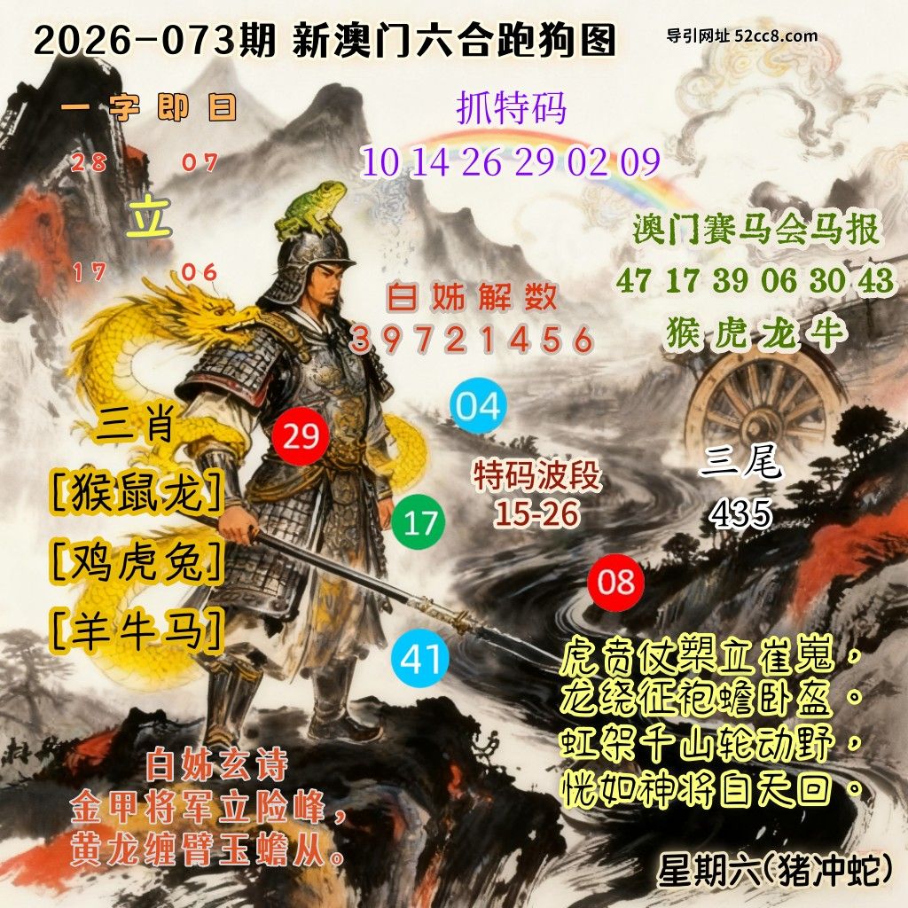 新澳门六合跑马图073期