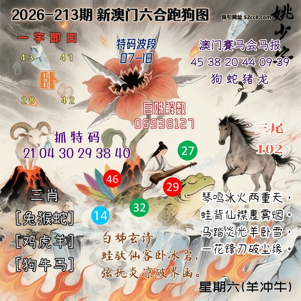 新澳门六合跑马图213期