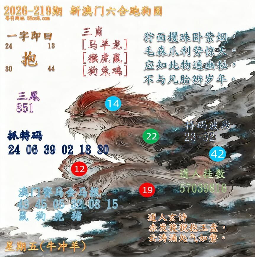 新澳门六合跑马图219期