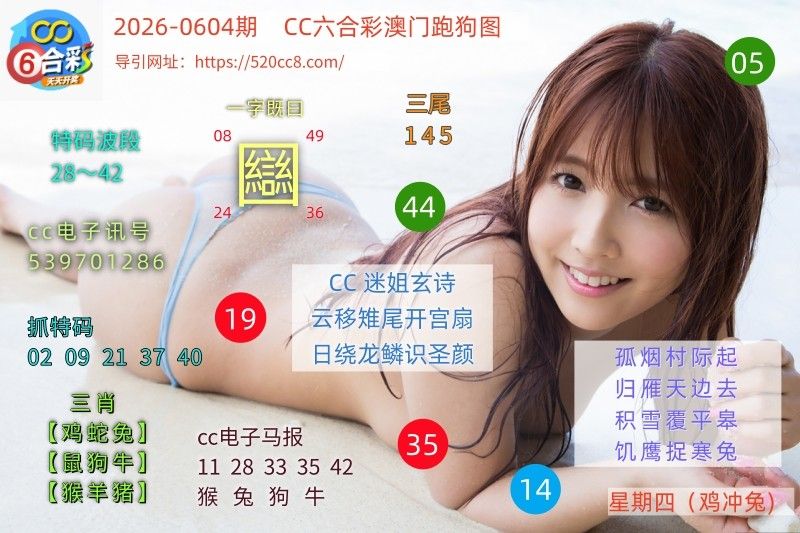CC六合澳门跑马图0604期