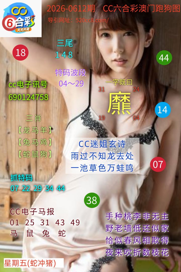 CC六合澳门跑马图0612期