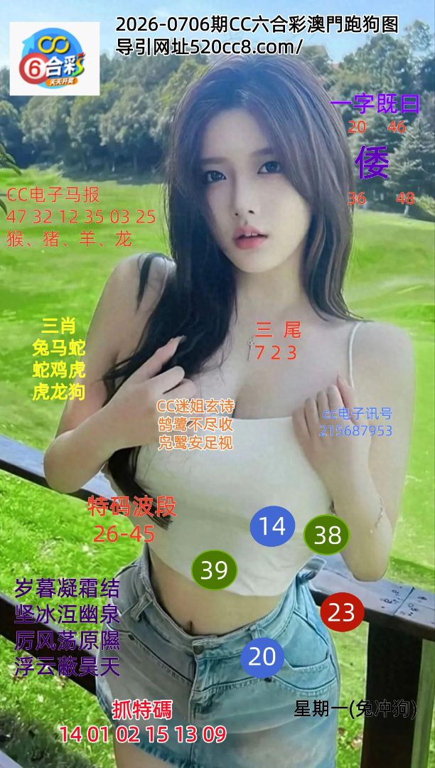 CC六合澳门跑马图0706期