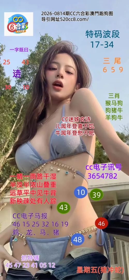 CC六合澳门跑马图0814期