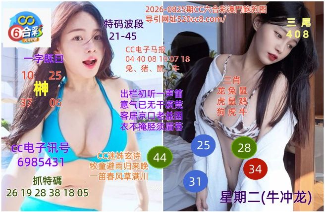 CC六合澳门跑马图0825期